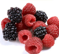 Raspberries and Blackberries